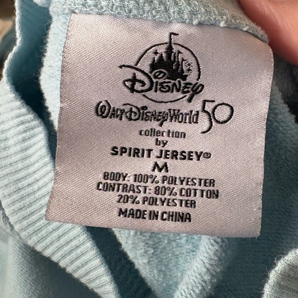 Disney Parks Olaf Festival of Holidays Fleece Spirit Jersey Blue/White Sz Medium - Picture 9 of 10